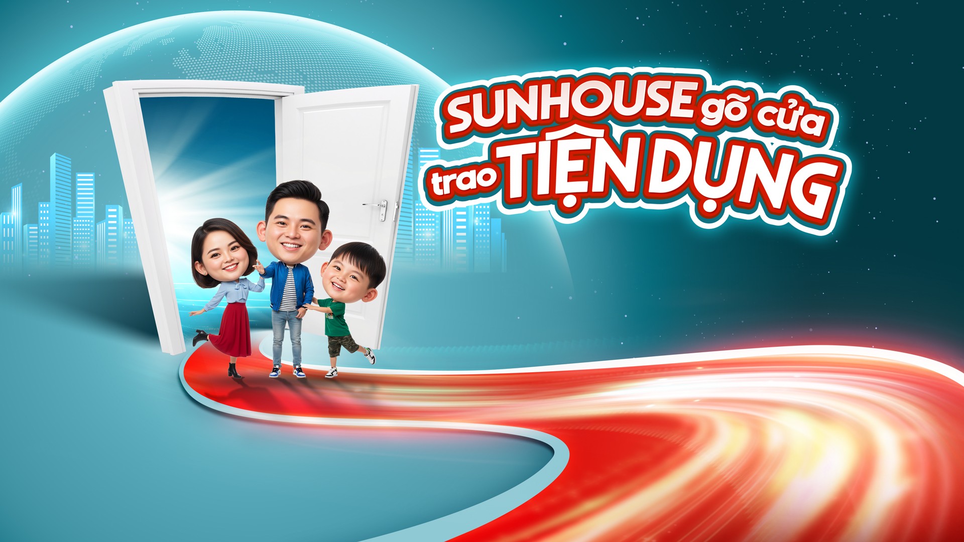 SUNHOUSE GÕ CỬA - TRAO TIỆN DỤNG
